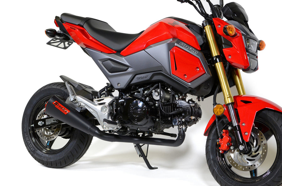 Brock's Performance Alien Head 2 Full System Black Cerakote 12" Muffler Grom (17-20) / MSX125 (16-20)