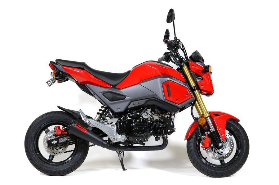 Brock's Performance ShortMeg 2 Full System Black Cerakote 12" Muffler Grom (17-20) / MSX125 (16-20)